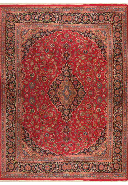 9'7 x 12'8 Persian Mashad Rug