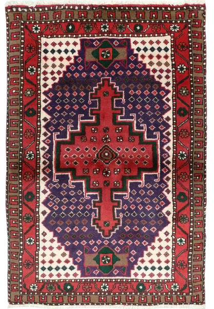 3 x 5 Rare Persian Hamedan Rug