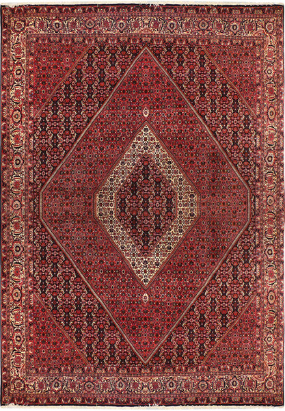 8'2 x 11'5 Persian Bijar Iron Rug
