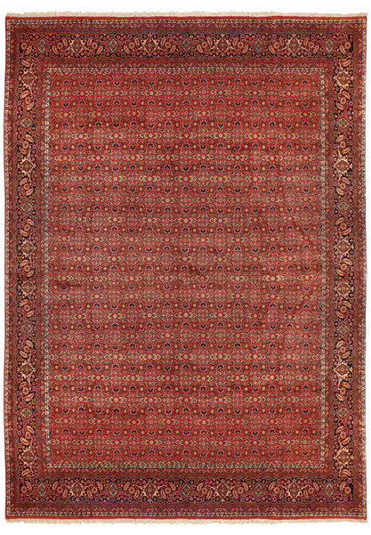 8'2 x 10'4 Persian Bijar All Over Design Rug