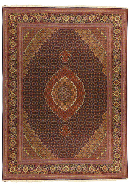 6'8 x 9'7 Tabriz Mahi 50 Raj Persian Rug with intricate design