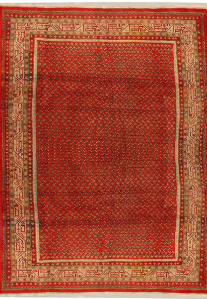 7' x 10'8" Persian Sarough Mir Rug