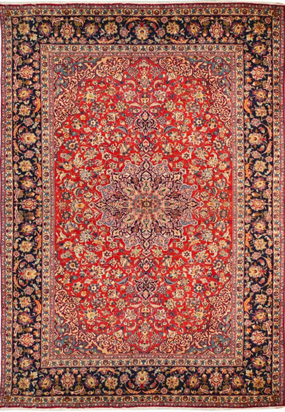 9'8" x 12'8" Persian Isfahan Rug