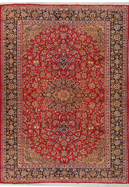 9'6 x 12'6 Persian Isfahan Rug