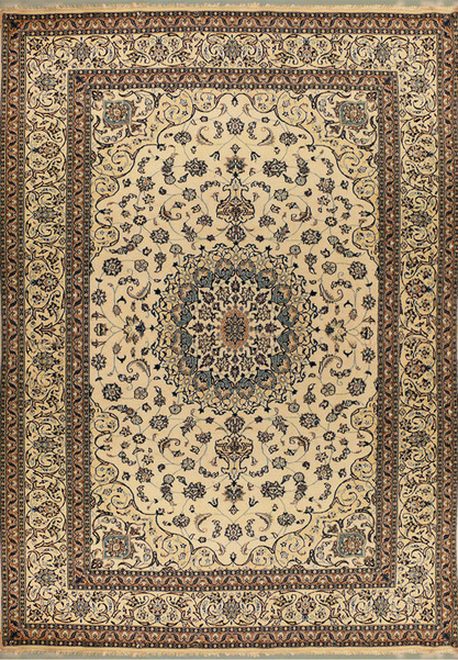 8 x 11'4" Persian Nain Rug