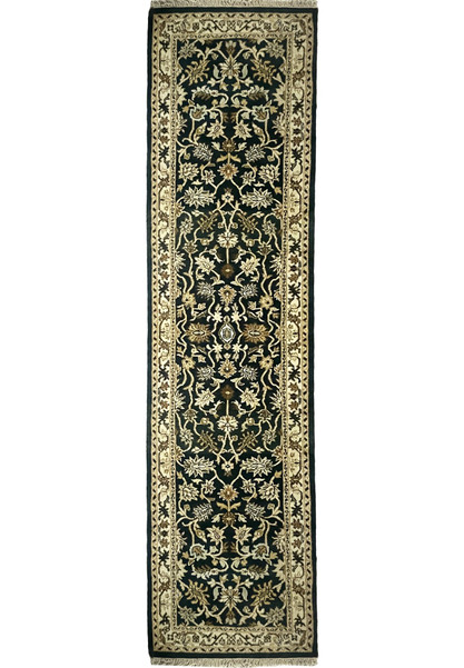 2'6 x 10 Oriental Agra Runner Rug