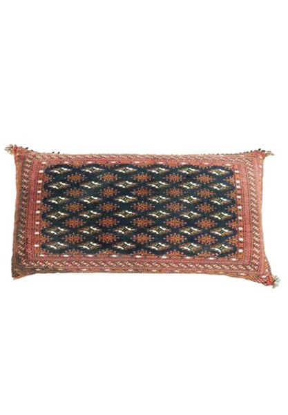 2x4 Turkeman Pillow-Rug Oriental Handmade Bokhara