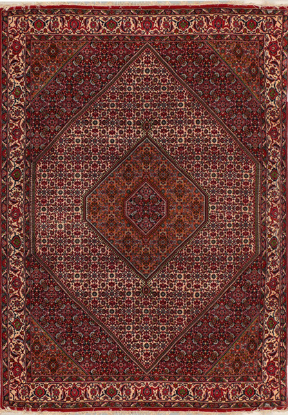 6"3" x 9'5" Persian Bijar Rug