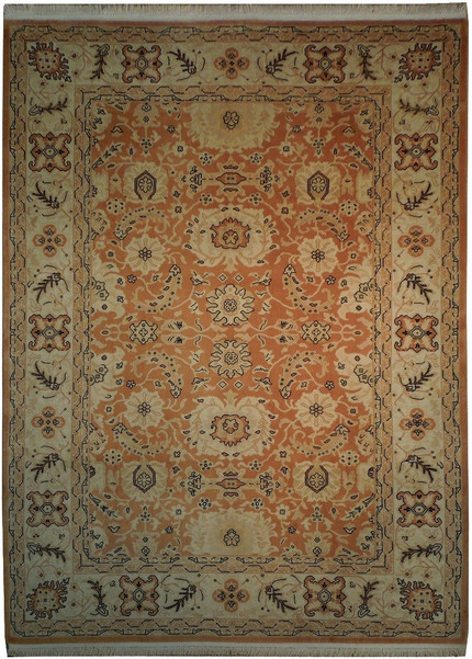 9 x 12 Geometric Transitional Chobi Ghazni All Over Design Rug