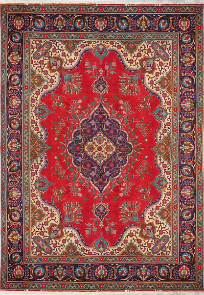 10 x 12'8 Persian Tabriz Rug