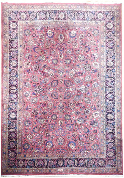 12 x 17 Persian Sarough Rug | signed by master weaver