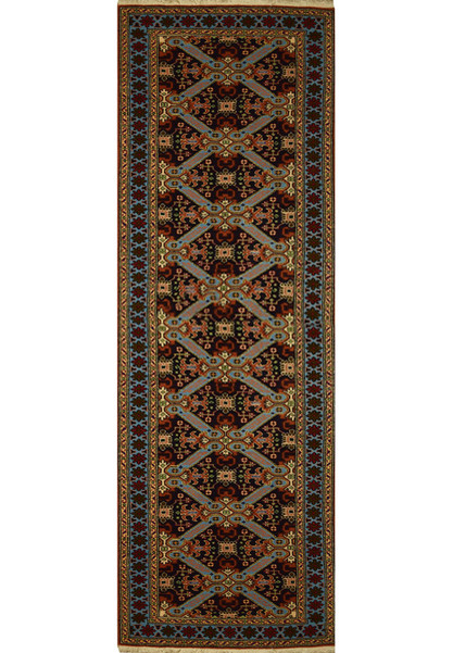 2'5 x 9' Persian Meshkin Runner | All-Over Design