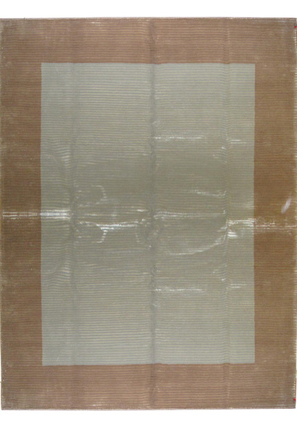 8 x 10 Modern Handmade shiny and soft wool