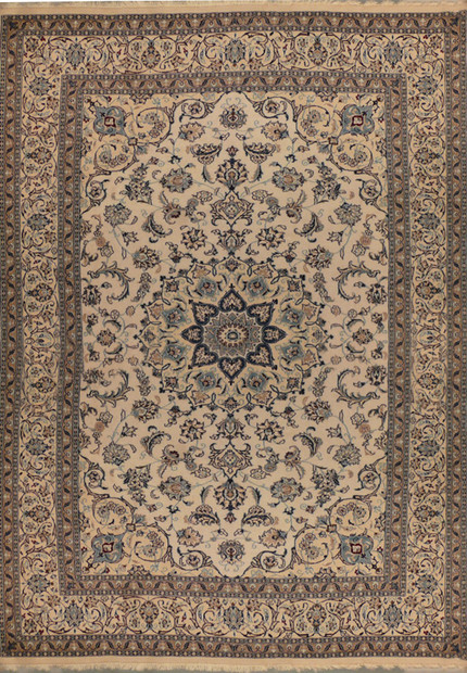 8'2" x 11'5" Persian Nain Rug 3