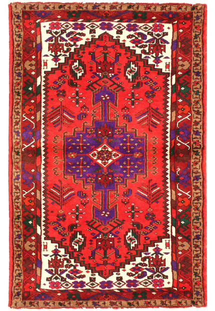 3 x 5 Persian Hamedan Rug 7