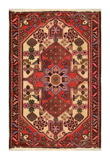 3'4 x 5 Persian Enjlas Rug