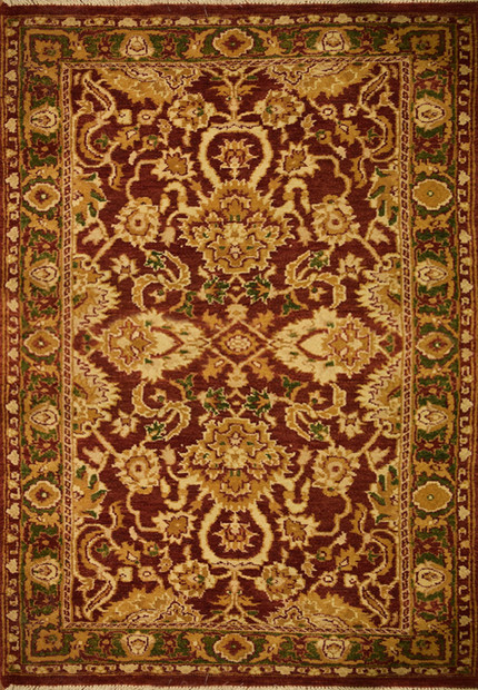 3'1" x 5'5" Oriental Agra Rug