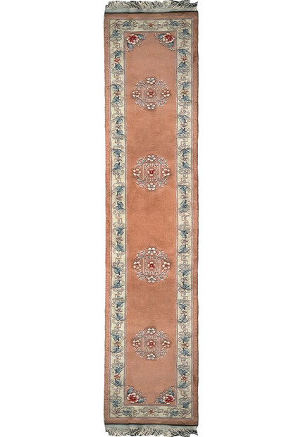 2'3 x 11 Oriental Art Deco Runner Rug