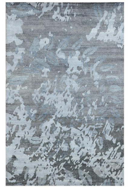 9 x 12 Handmade Silky Modern Abstract Rug