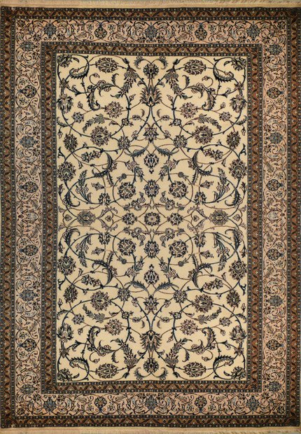 8'1" x 11'8 Persian Nain All over Rug
