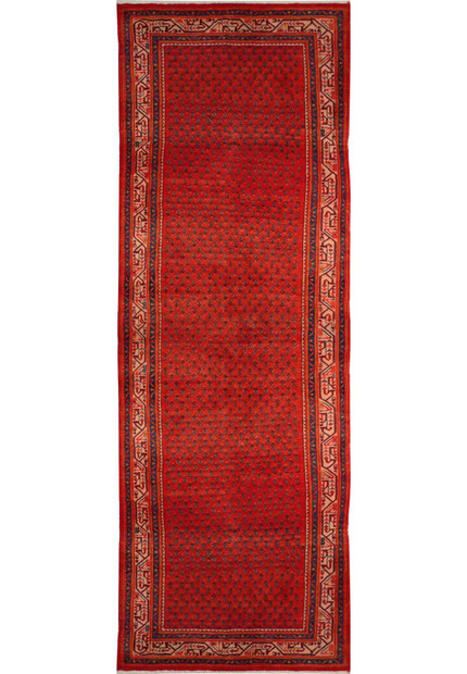 4 x 14 Unusual Size Persian Sarough Runner Rug