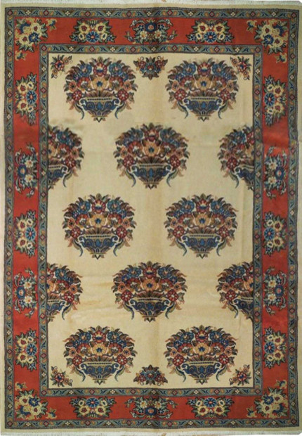7 x 10 Botanical Persian Sarough Rug