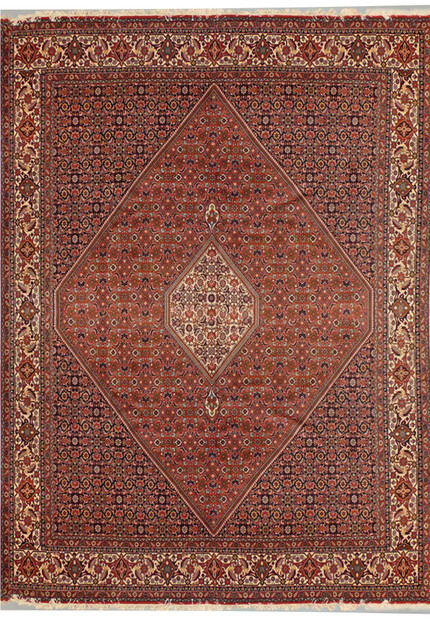 8'3 x 11 Iron Persian Bijar Rug | High-End