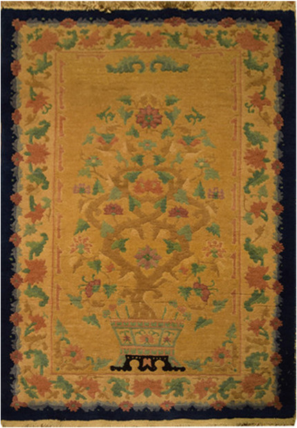 3 x 5 Semi-Antique China Peking Rug