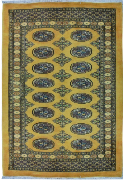 3 x 4 Oriental Bokhara Rug Elephant Steps