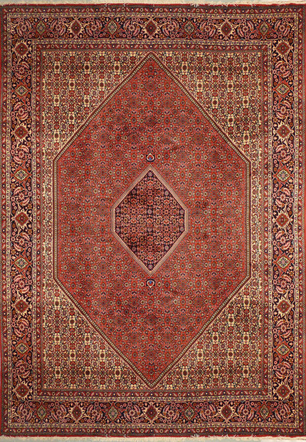 Persian Bijar Rug - 8'2 x 11'5, also know as Iron Rug