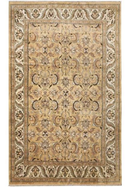12 x 18 Oriental Agra Oversize Rug | Soft Camel Gold | Soltanabad Ziegler Design