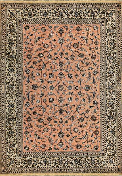 8'2" x 11'6" Persian Nain Rug All-Over Design