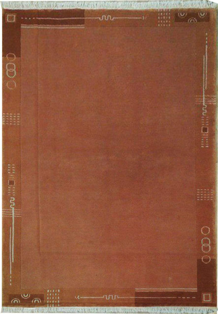 6 x 8 Modern Handmade Tibetan Rug