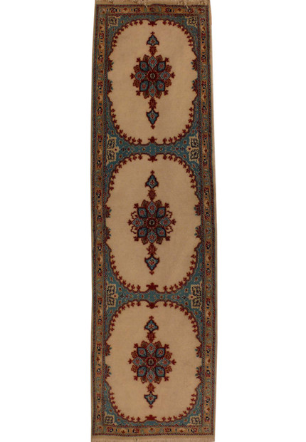 2 x 7 Persian Nain Runner Rug