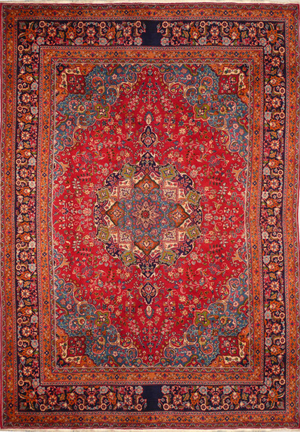 10 x 13'1 Persian Mashad Rug