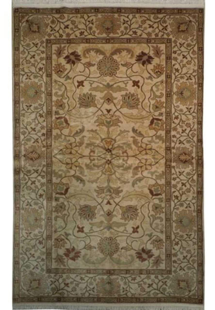 6 x 9  Authentic Silky Chobi Peshawar Rug