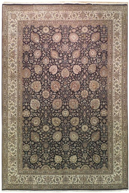 10 x 14 All-Over New Ivory High End Wool