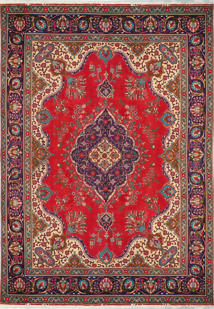 10 x 12'8 Persian Tabriz Rug