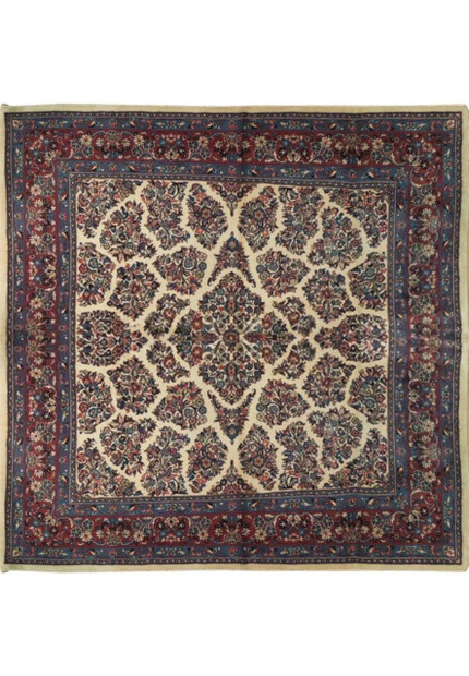 7 x 7 Persian Sarough Square Rug 2