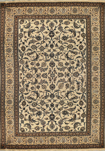 8' x 11'8" Persian Nain 9 LAA Wool & Silk Rug