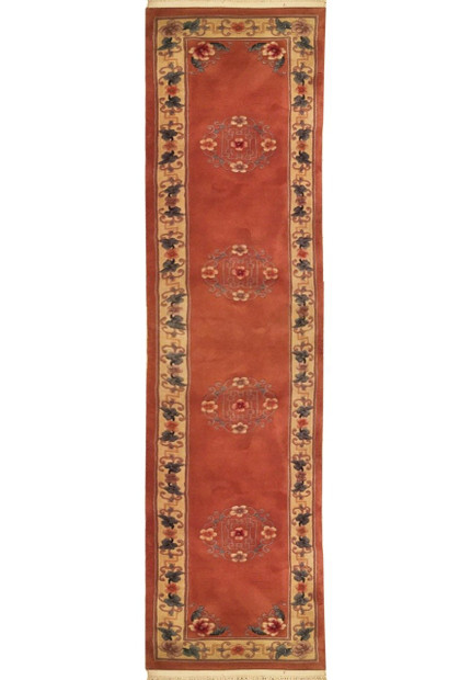 2'3 x 11 Floral Oriental Beijing Runner Rug