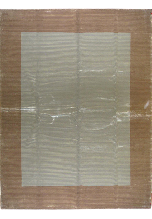 8 x 10 Modern Handmade shiny and soft wool