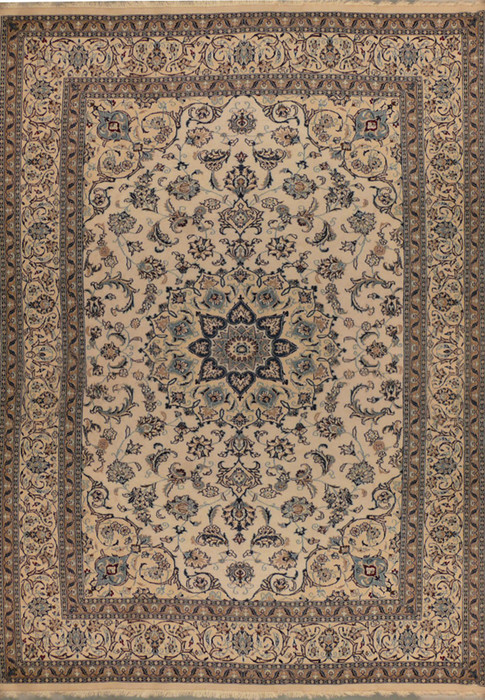 8'2" x 11'5" Persian Nain Rug 3