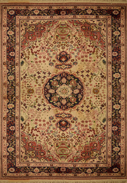 3 x 5 Oriental Handmade  Silk 300 LIN Rug