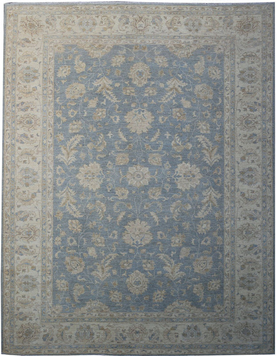 9 x 12 Chobi Oushak Rug Antique Look