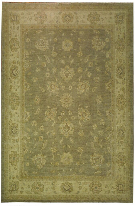 10 x 13'5 Antique Look Transitional Chobi Rug