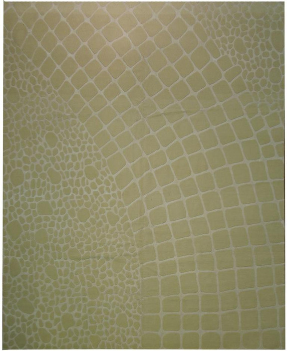 Soft Hand Knotted Modern 14x11 Silk&Wool Area Rug