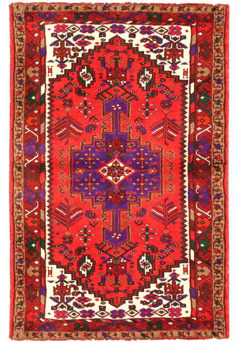 3 x 5 Persian Hamedan Rug 7