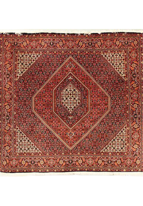 6'3" x 6'3" Persian Bijar Square Rug