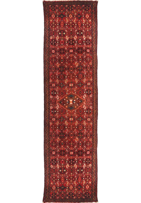 2'6 x 10'4 Persian Hosseinabad Runner Tribal Rug